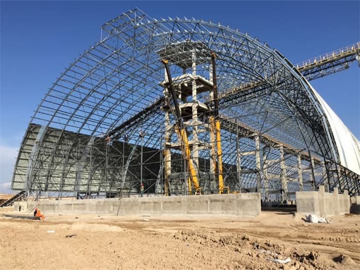 宿州煤机油桶翘工程网架